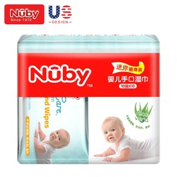 Nuby 努比 婴儿手口湿巾 10片×10包 *10件
