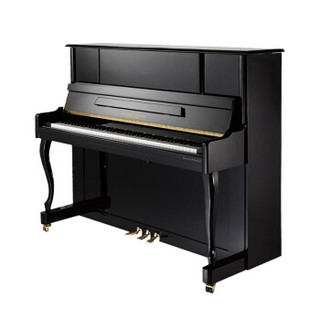 威廉森堡（Williamsonbo）立式钢琴 德国FFW榔头家用初学考级钢琴DW-23K 黑色