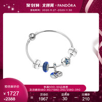 Pandora潘多拉官网925银趣味星河ZT0977手镯套装惊喜礼物