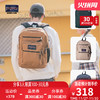 JANSPORT 杰斯伯 新款双肩包大容量男电脑独立隔层大学生女书包47JK（47JK47S褐色沙漠）