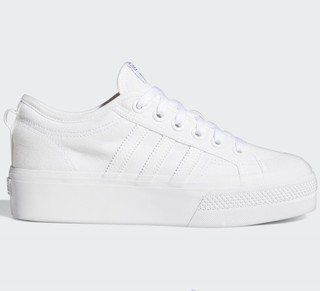 adidas Originals NIZZA PLATFORM W 女士休闲运动鞋 FV5322 白色 36