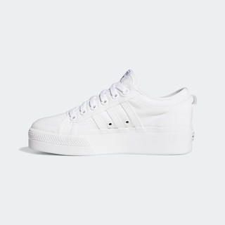 adidas Originals NIZZA PLATFORM W 女士休闲运动鞋 FV5322 白色 36