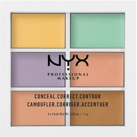 中亚Prime会员：NYX Professional Makeup 6色修容遮瑕盘