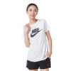 NIKE 耐克 女士纯棉圆领短袖T恤BV6170-100 白色M