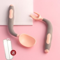 SetFree 圣菲 宝宝吃饭扭扭叉勺