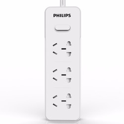 PHILIPS 飞利浦  3位总控插排 1.8米