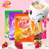 优乐美奶茶 草莓味 5袋 带秸秆猫尾杯
