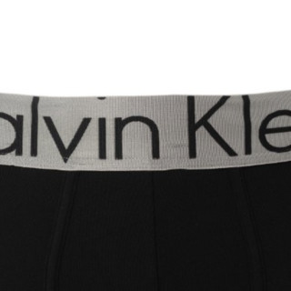 Calvin Klein 卡尔文·克莱 男士尼龙纯色低腰平角内裤U2719 Legacy Black S