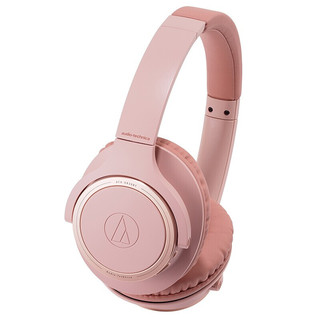 audio-technica 铁三角 ATH-SR30BT 耳罩式头戴式蓝牙耳机 粉色