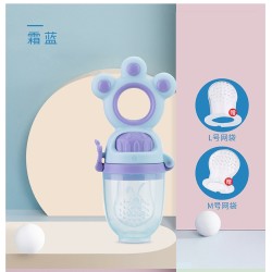 JingLingTu 精灵兔 婴儿水果辅食器硅胶牙胶 咬咬袋
