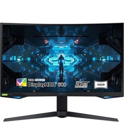 SAMSUNG 三星 C27G75TQSC 26.9英寸VA曲面显示器（2K、1000R、240Hz、1ms、G-Sync、HDR600）