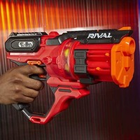 Nerf Rival Roundhouse XX-1500 红色玩具枪 -- 透明旋转室可弹入弹筒