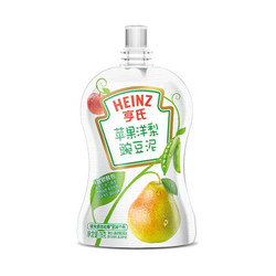 Heinz 亨氏 婴幼儿辅食 苹果洋梨豌豆泥 超金果泥 78g *2件