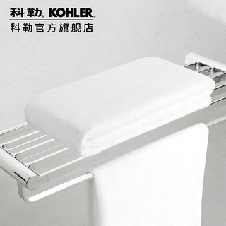 KOHLER 科勒 欣嘉丽浴室挂件浴巾架毛巾架挂衣钩马桶刷纸巾盒马桶刷只送货不安装 15205T-CP 24寸毛巾杆