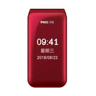 PHILIPS 飞利浦 E218L 移动联通版 2G手机 炫舞红