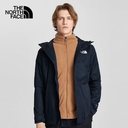 TheNorthFace/北面三合一冲锋衣男2020秋冬户外防水防风抓绒内胆