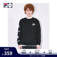 FILA FUSION 斐乐 男子套头卫衣 2020冬季新款棒球宽松卫衣男