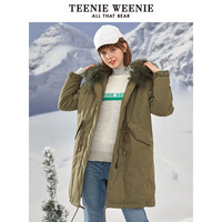 聚划算百亿补贴：Teenie Weenie TTJD88V10N 中长款羽绒服