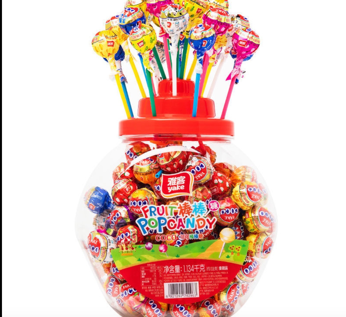 儿童糖果_yake 雅客 coco棒棒糖 420g多少钱-什么值得买