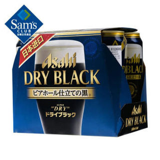 Asahi 朝日啤酒 超爽黑啤酒 500ml*6罐