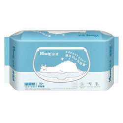 Kleenex 舒洁 湿厕纸家庭装80片*6包（480片）清洁湿纸巾湿巾 擦去细菌