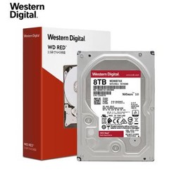 WD 西部数据 红盘 WD80EFAX Nas硬盘 8TB