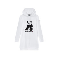 FILA 斐乐 女士运动卫衣 F11W018307F-WT 白/黑 XS