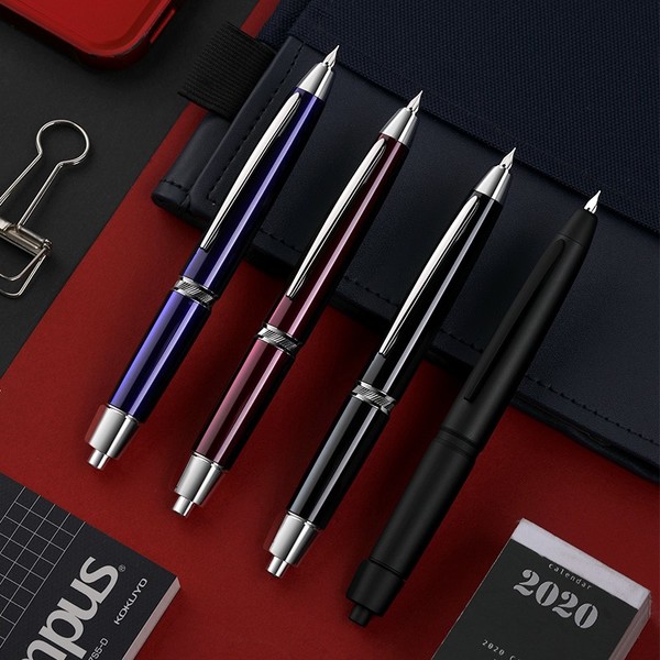 小编精选新品发售pilot百乐fcls3500rrcaplessls按压钢笔18k金f尖磨砂