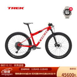 TREK崔克SUPERCALIBER 9.8竞赛级碳纤维越野全避震山地自行车 放射性红色 M 12速