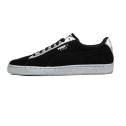 彪马（Puma）Suede Classic黑银金标绒面低帮运动休闲板鞋36739703