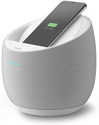 Belkin SoundForm Elite Hi-Fi 智能音箱 + 无线充电器(Alexa 语音控制蓝牙音箱)Devialet 声音技术(白色)