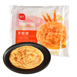抄作业:展艺 手抓饼800g*2袋(20片)*2件+俏侬 披萨组合750g(3片)*3件(披萨7.5元/片、手抓饼0.58元/片) +凑单品