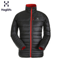 Haglofs火柴棍男款运动户外轻量保暖羽绒服夹克外套603063 欧版（XL、33L 鲜红色/桔红色）