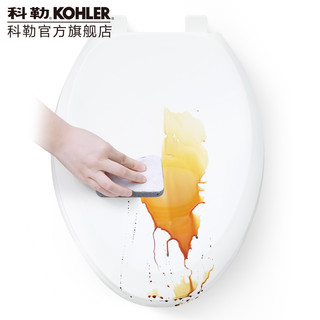 KOHLER 科勒 马桶盖座便器盖法弧型缓降座便器盖板马桶盖板4713T-0（缓降盖板4713T）