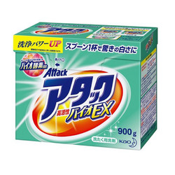 花王(KAO)日本进口 酵素洗衣粉 炫白洁彩通用 深层护理洁净 900G *2件