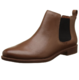 Clarks 其乐 Taylor Shine/泰勒丝因系列女士皮革方跟套脚短靴261119654 Braun Tan Leatherther42