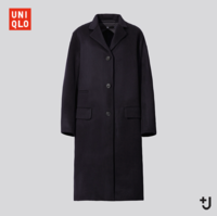 UNIQLO 优衣库 x Jil Sander（ J）联名 435936 羊毛混纺大衣