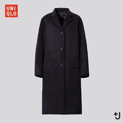 UNIQLO 优衣库 x Jil Sander（+J）联名 435936 羊毛混纺大衣 