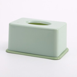 广禾家居  素色纸巾盒 绿色（多款可选） *2件