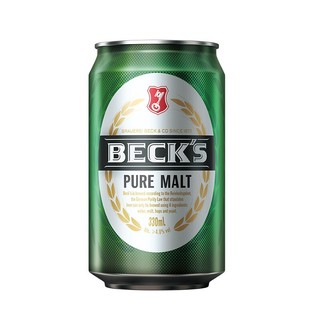 Beck's 贝克 醇麦德国啤酒 100%纯麦酿造 330ml*24听