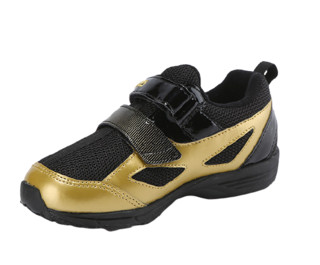 ASICS 亚瑟士 TOPSPEED MINI 儿童网面休闲运动鞋 1144A020-001 黑金色 34.5码