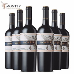 montes 蒙特斯 佳美娜红葡萄酒 750ml*6瓶