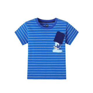 361° 男童圆领卡通短袖T恤 K52024208 旋风蓝