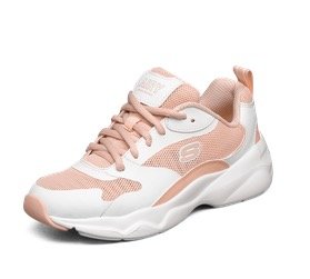 SKECHERS 斯凯奇 D'LITES系列 Airy 女士休闲运动鞋 88888415/WPK 白色/粉红色 37