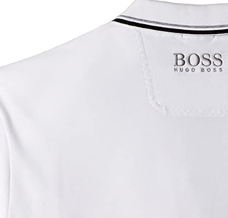 Hugo Boss 雨果博斯 Paddy Pro系列男士简约弹力翻领短袖POLO衫50326299 白色M