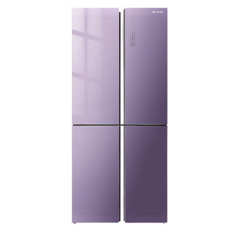 meling美菱十分净系列bcd405wpu9bt变频十字对开门冰箱405l晶彩紫