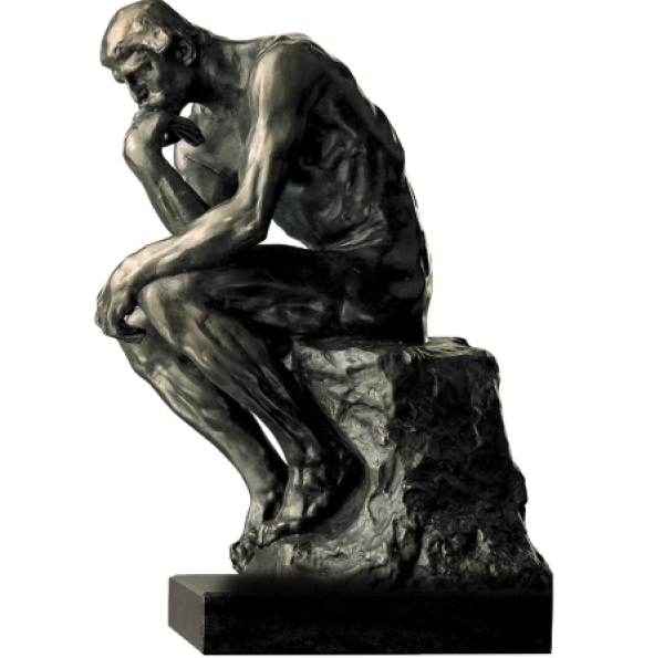艺术品阿斯蒙迪青铜雕塑艺术摆件限量收藏罗丹思想者