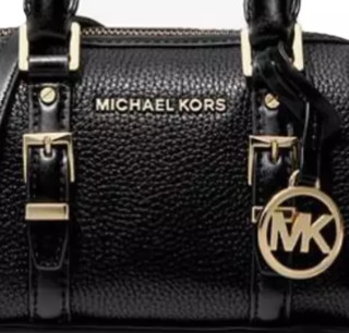 MICHAEL KORS 迈克·科尔斯 Bedford Legacy系列女士真皮拉链手提斜挎包 Black超小号