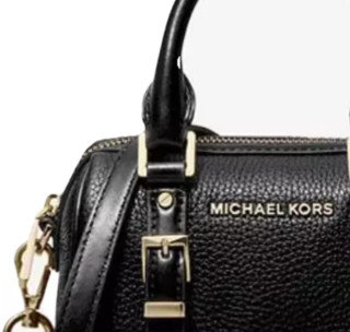 MICHAEL KORS 迈克·科尔斯 Bedford Legacy系列女士真皮拉链手提斜挎包 Black超小号