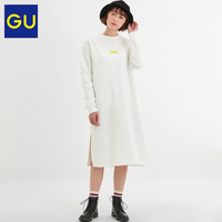 GU 极优 322446 女士薄绒卫衣连衣裙